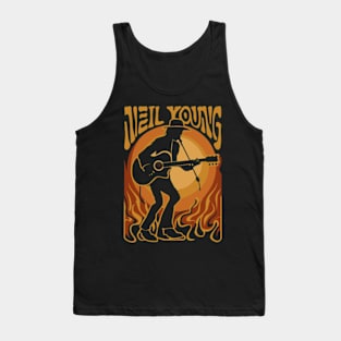 Neil Young - Retro Color Tank Top